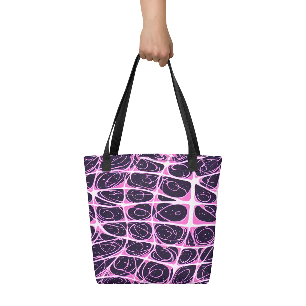 Pink Nebula on Tote Bag — Front