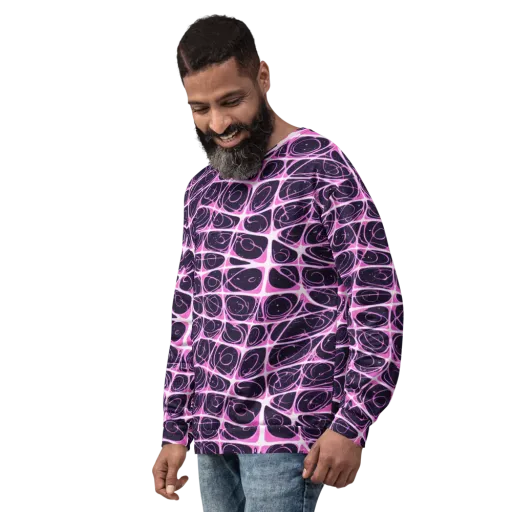 Pink Nebula on a Sweatshirt