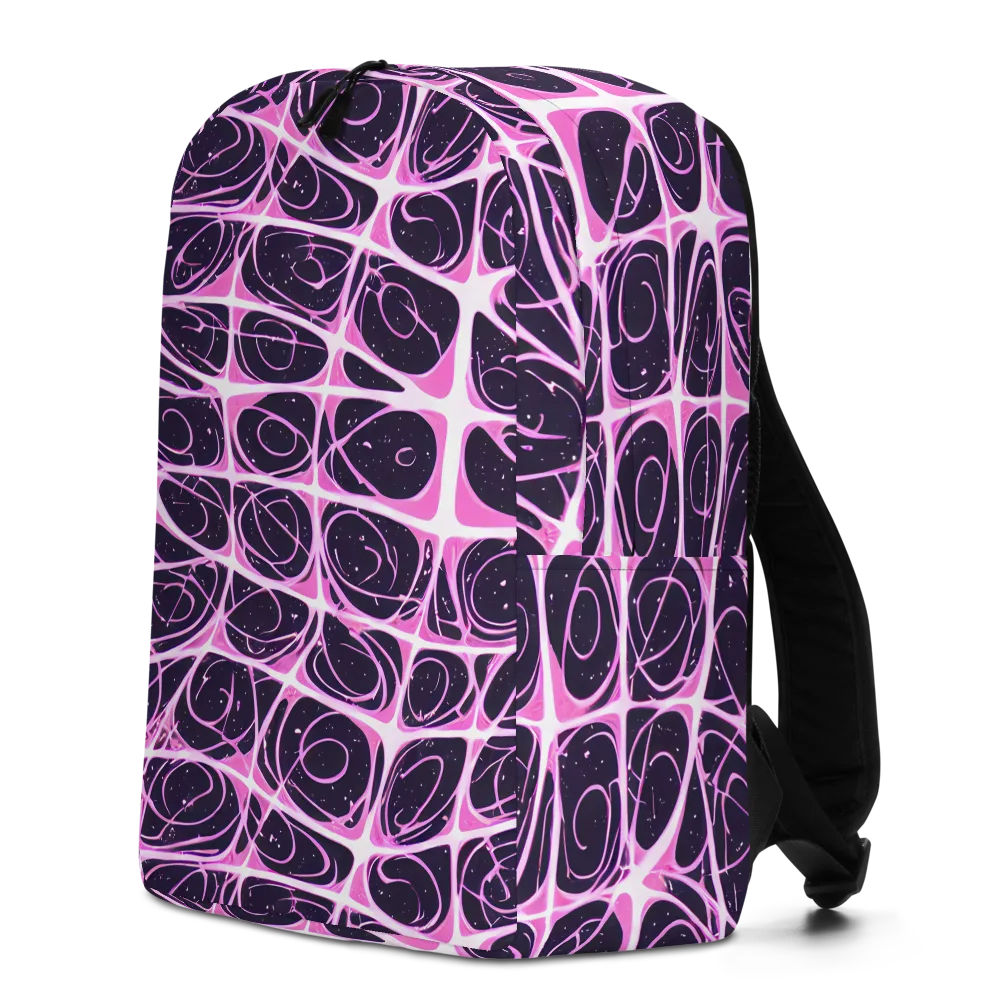 Pink Nebula on Minimalist Backpack — Left