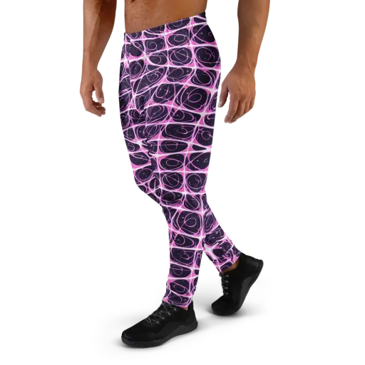 Pink Nebula on a Men's Joggers