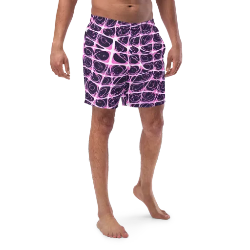Pink Nebula on a Swim Trunks