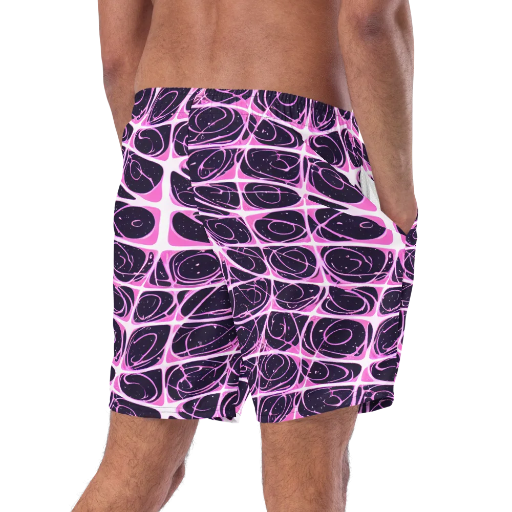 Pink Nebula on Swim Trunks — Right Back