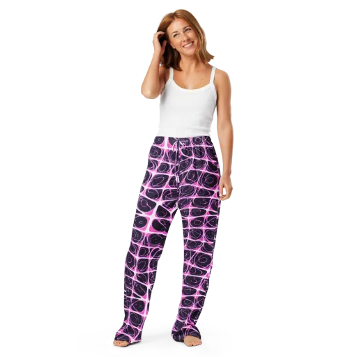 Pink Nebula on a Women's Pajama Pants
