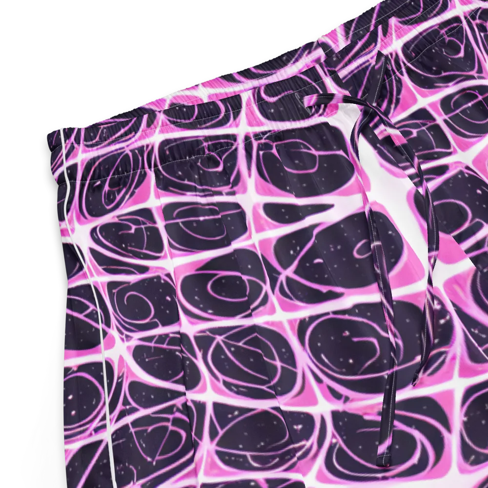 Pink Nebula on Women's Pajama Shorts — Product details