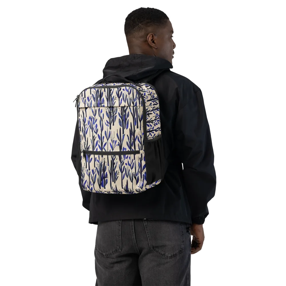 Cobalt Grove on Utility Backpack — Back