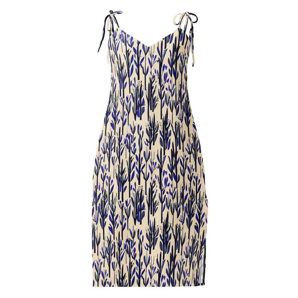 Cobalt Grove on Slip Dress — Front