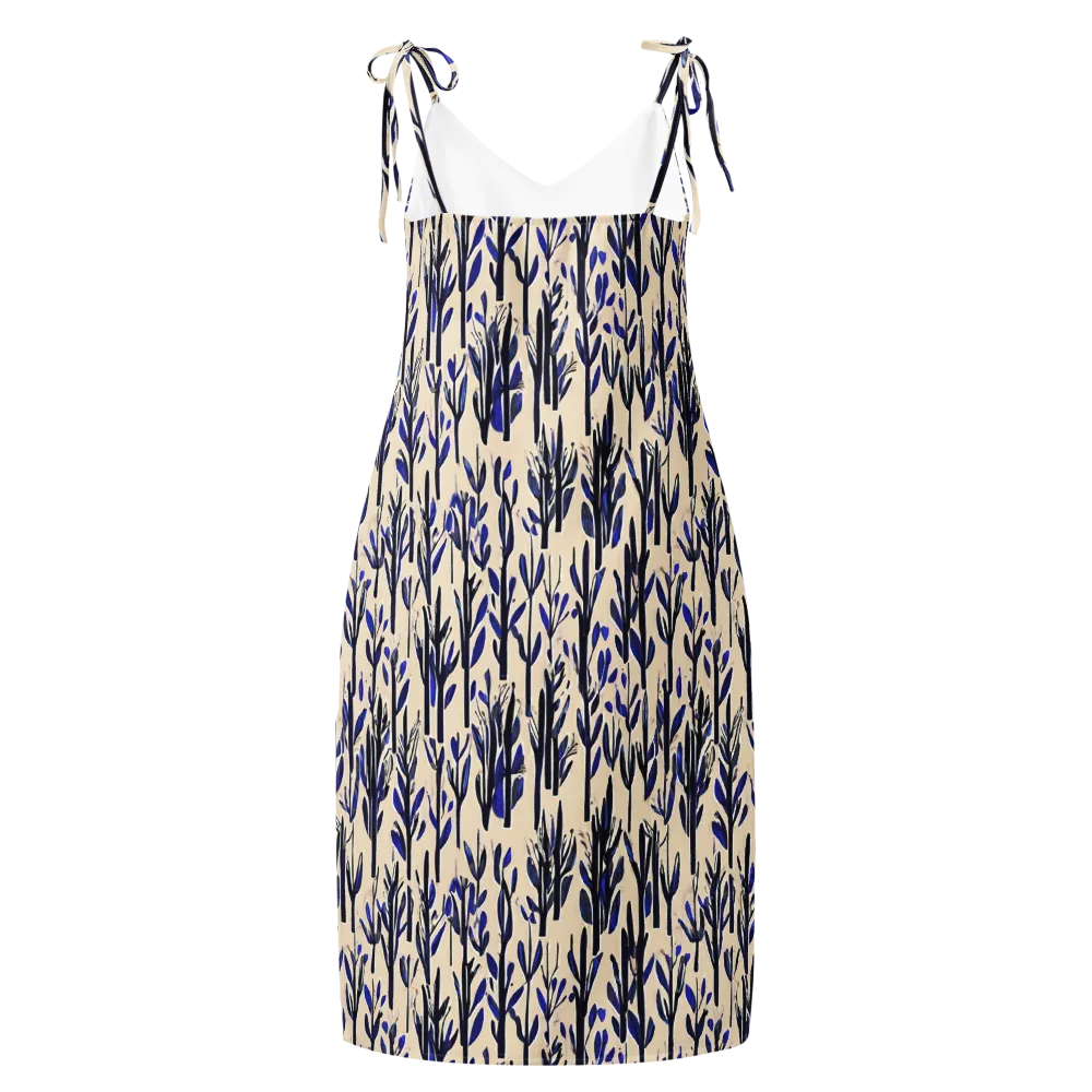Cobalt Grove on Slip Dress — Back
