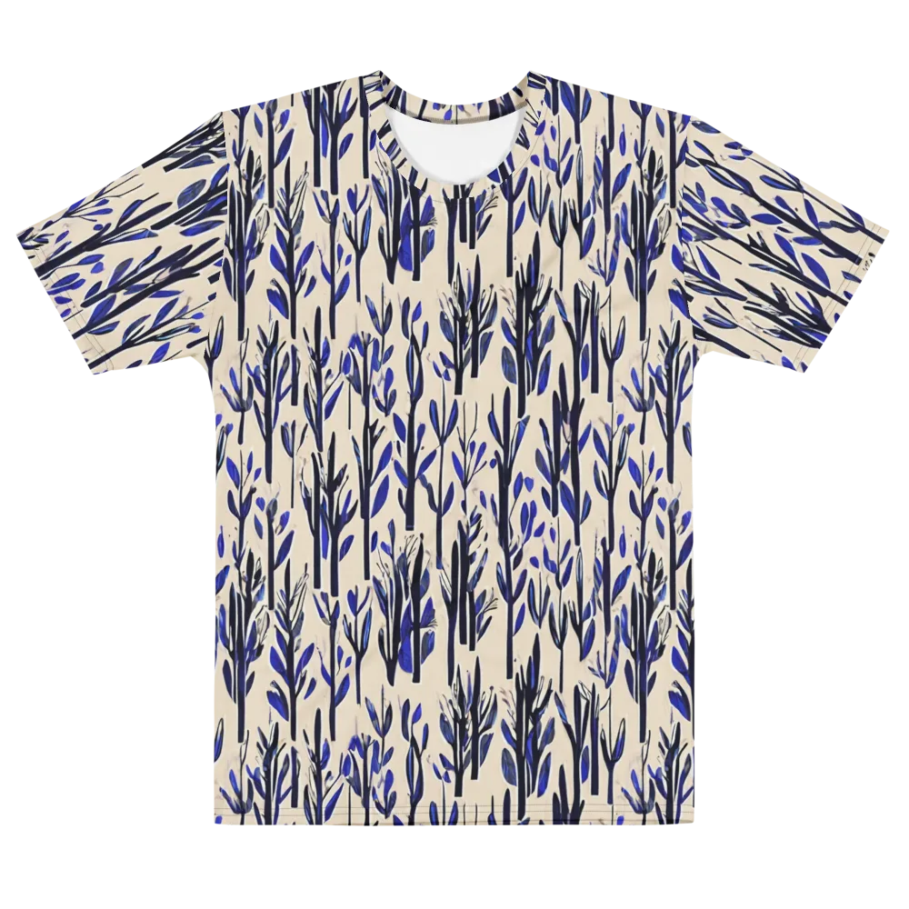 Cobalt Grove on Men's Cotton Crew Neck T-Shirt — Front