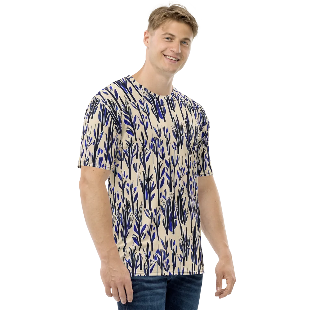 Cobalt Grove on Men's Crew Neck T-Shirt — Right