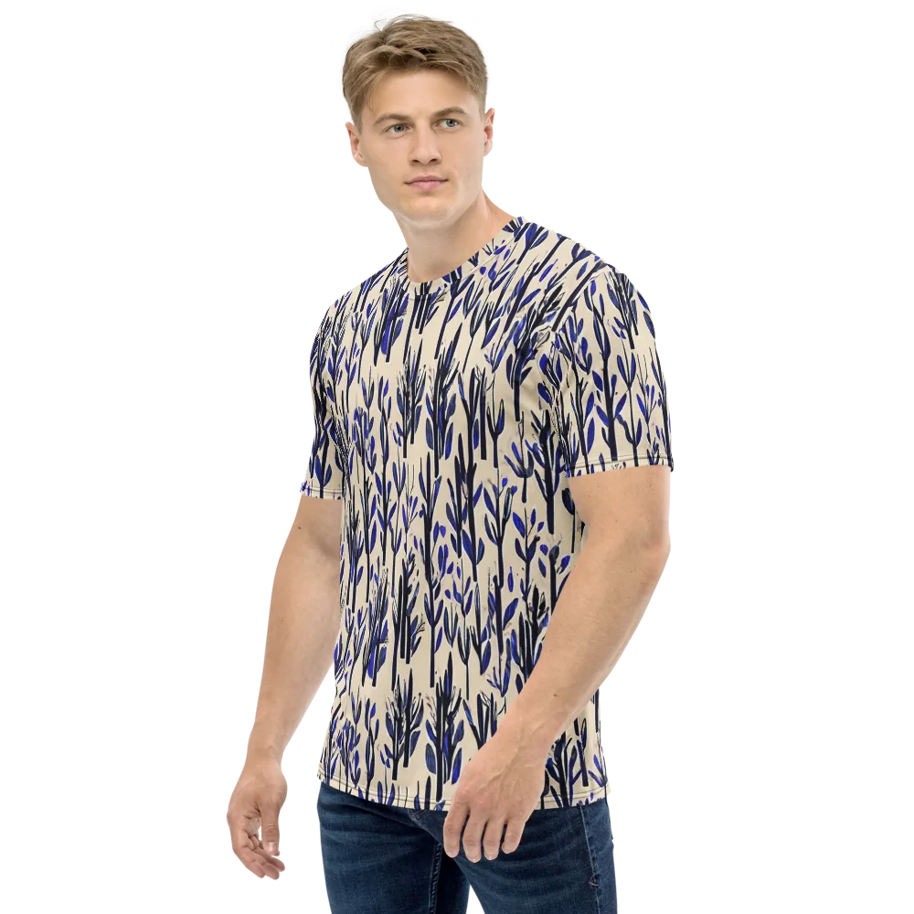 Cobalt Grove on Men's Crew Neck T-Shirt — Left