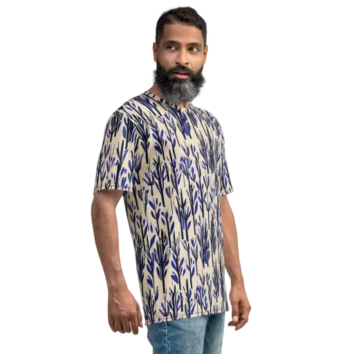 Cobalt Grove on a Men's Crew Neck T-Shirt