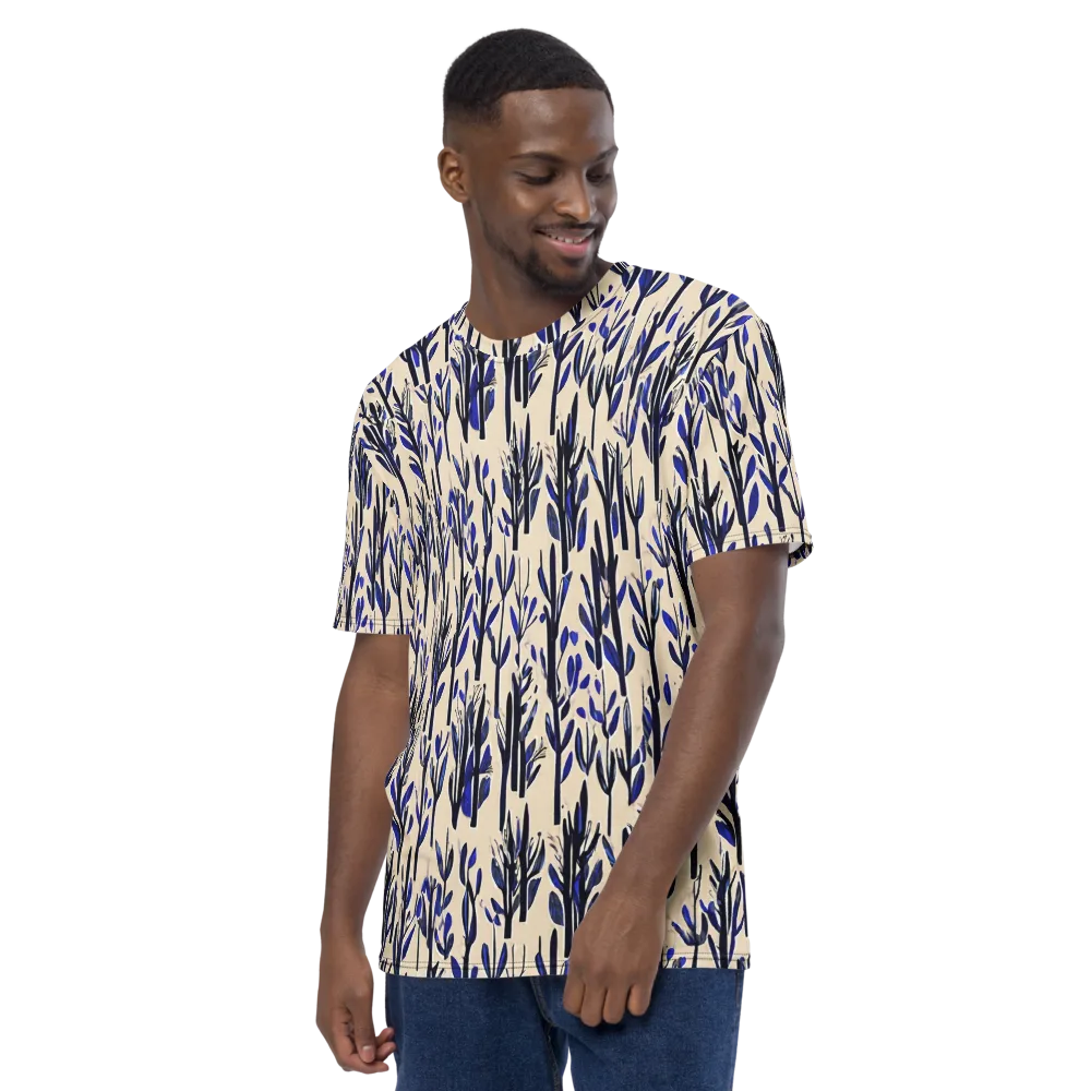 Cobalt Grove on Men's Crew Neck T-Shirt — Left