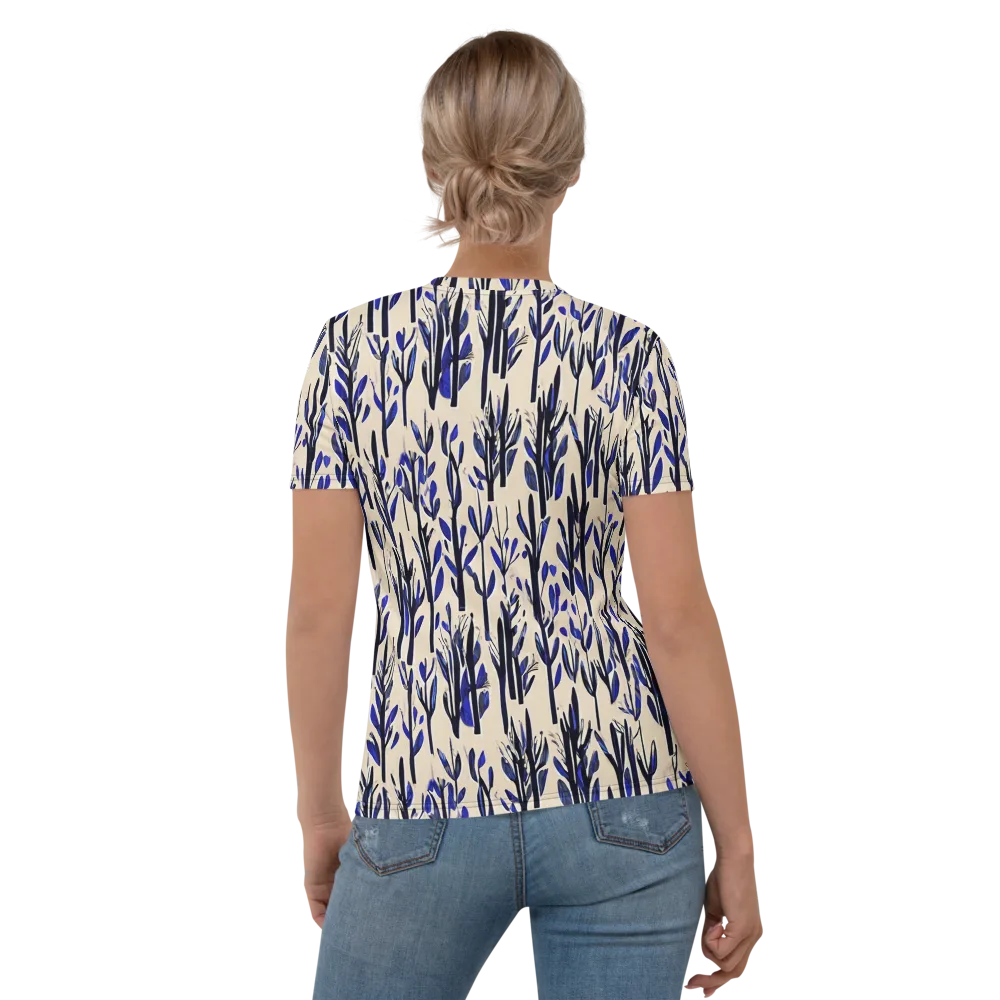 Cobalt Grove on Women's Crew Neck T-Shirt — Back