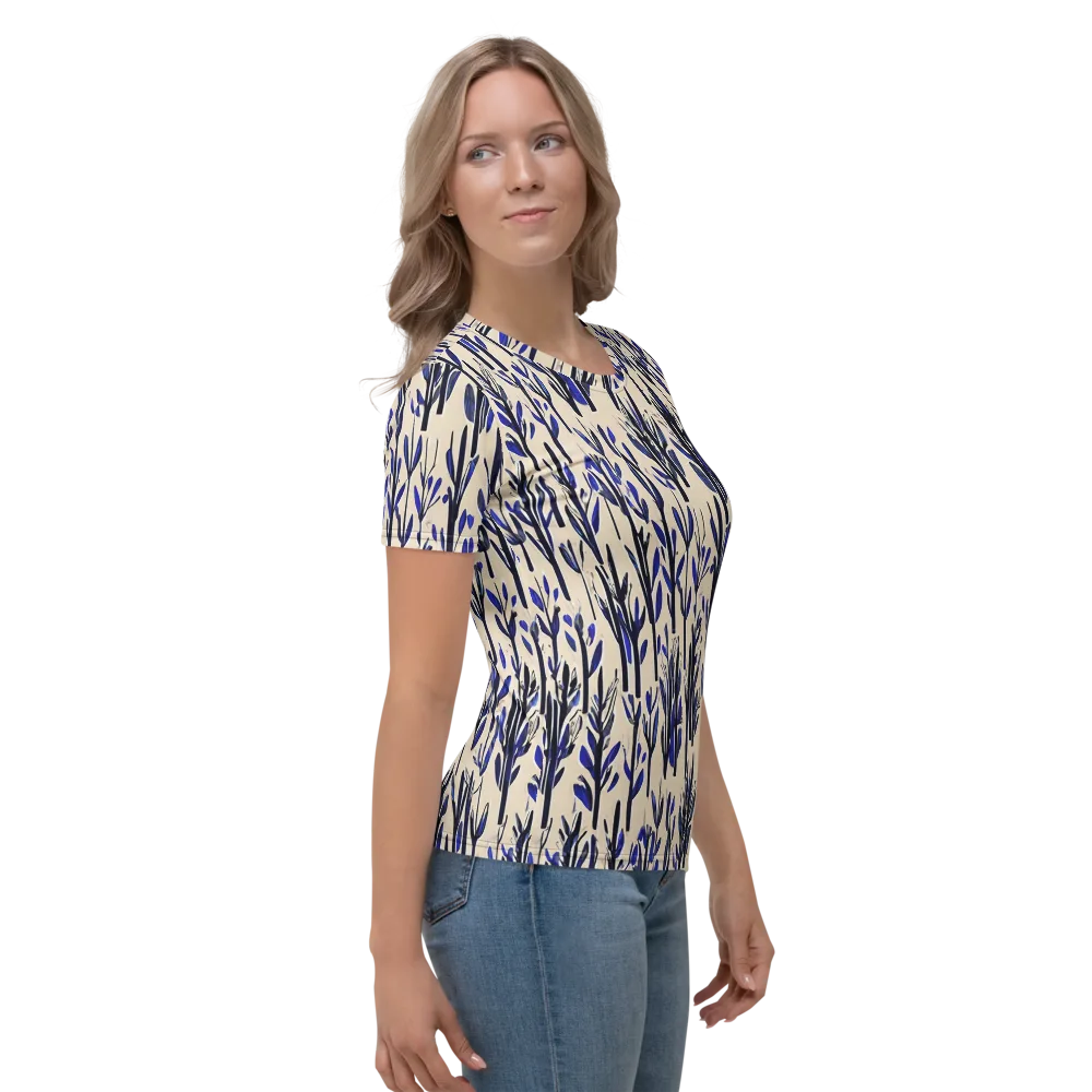 Cobalt Grove on Women's Crew Neck T-Shirt — Right