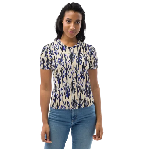 Cobalt Grove on a Women's Crew Neck T-Shirt