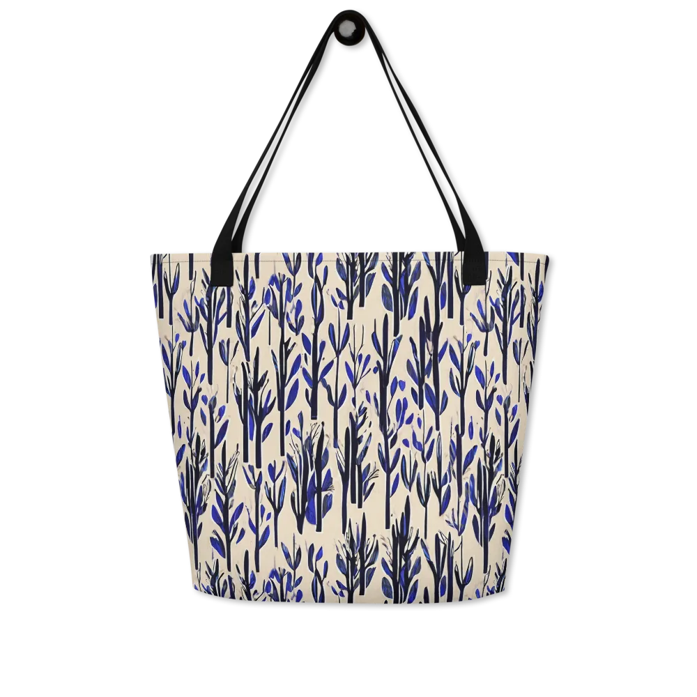 Cobalt Grove on Large Tote Bag W/ Pocket — Front