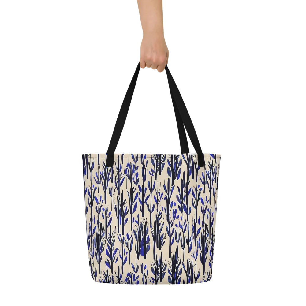 Cobalt Grove on Large Tote Bag W/ Pocket — Front