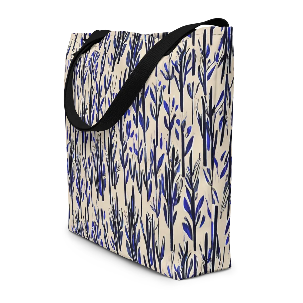 Cobalt Grove on Large Tote Bag W/ Pocket — Front