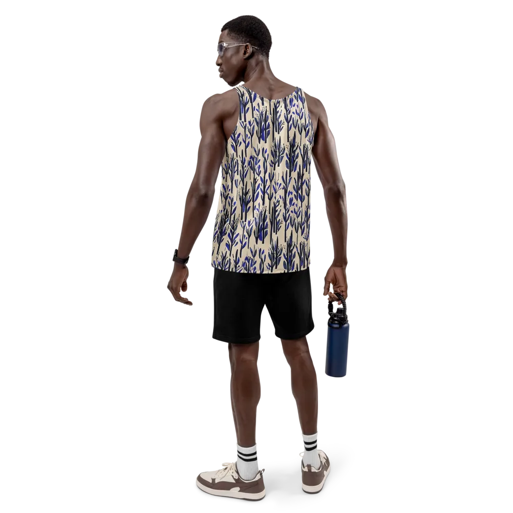 Cobalt Grove on Men's Tank Top — Back