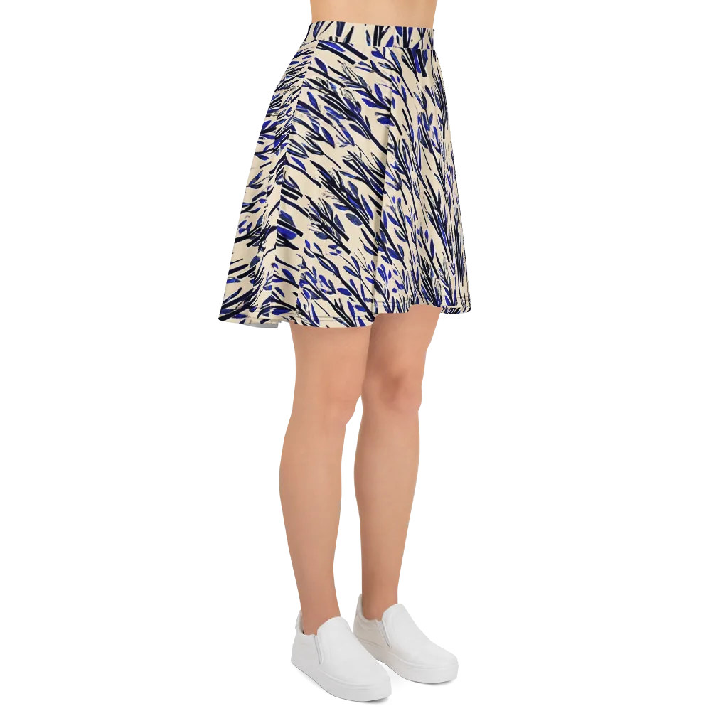 Cobalt Grove on Skater Skirt — Right