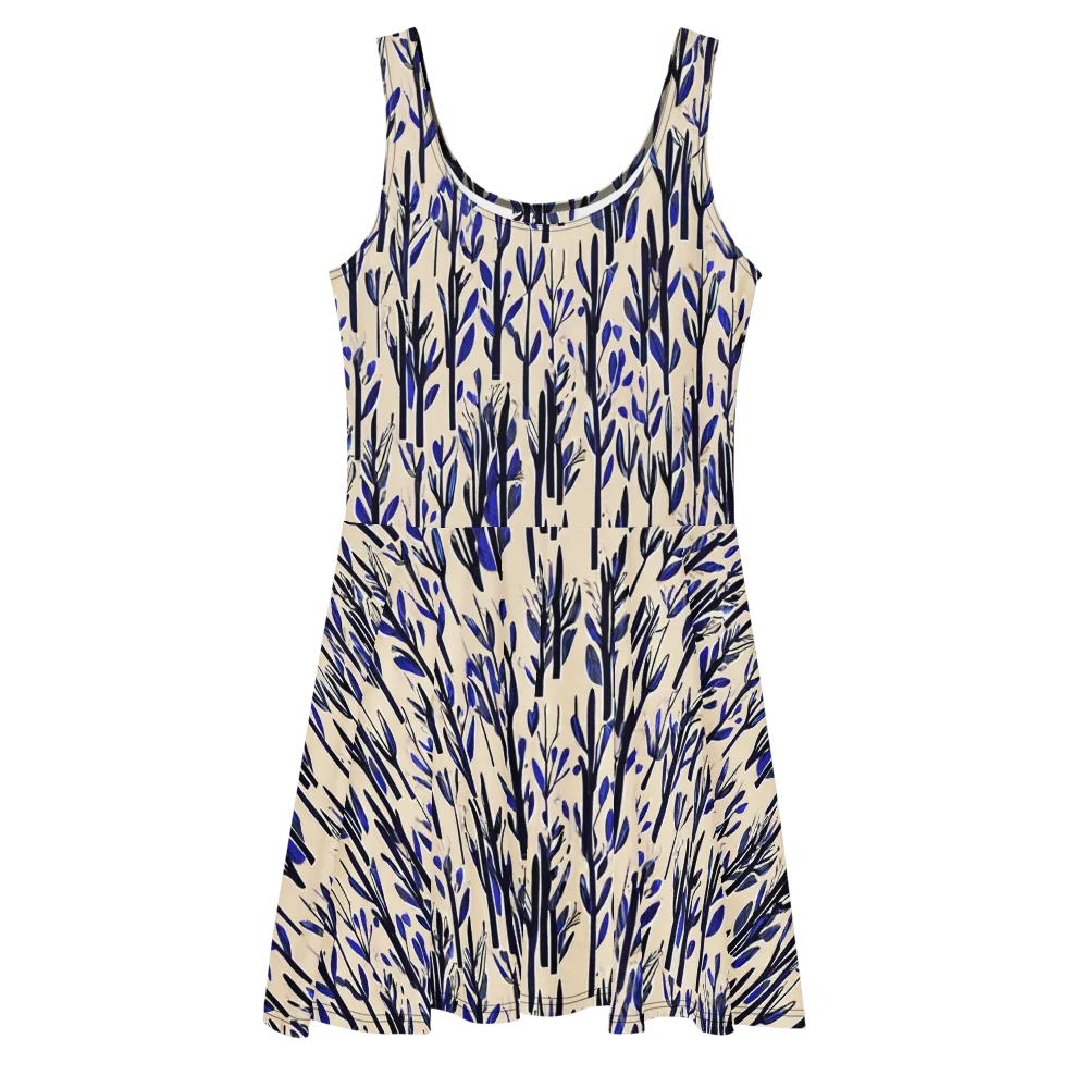 Cobalt Grove on Skater Dress — Front