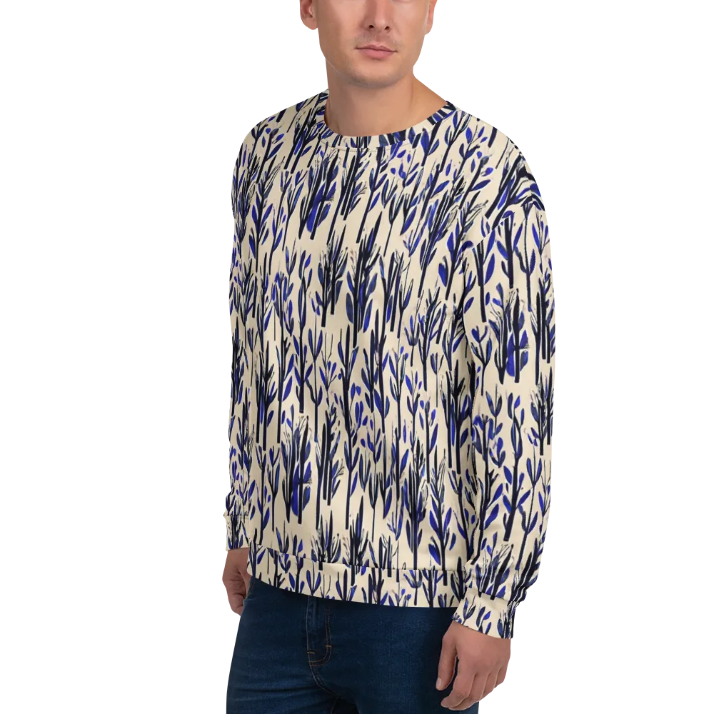 Cobalt Grove on Sweatshirt — Left Front