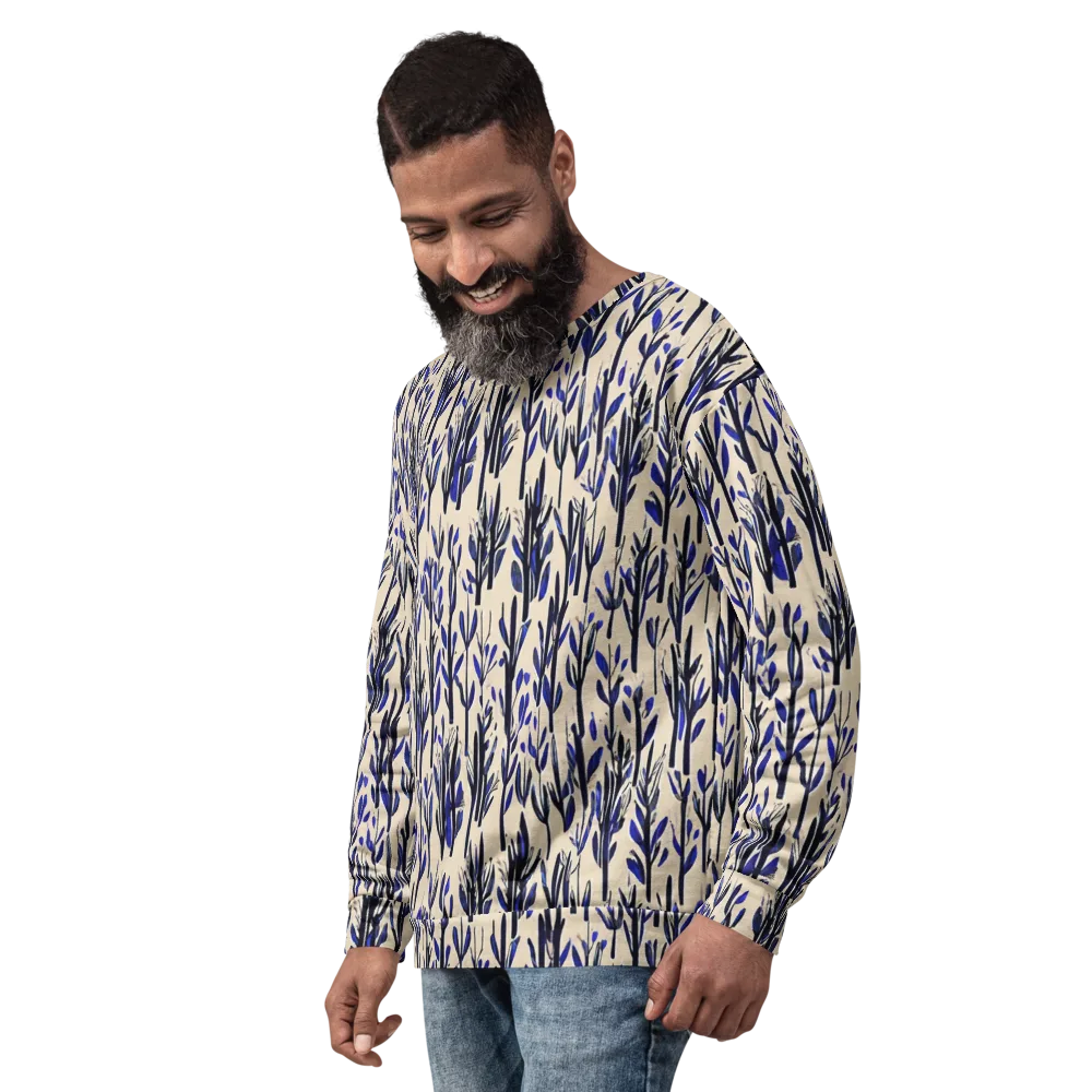 Cobalt Grove on Sweatshirt — Left Front
