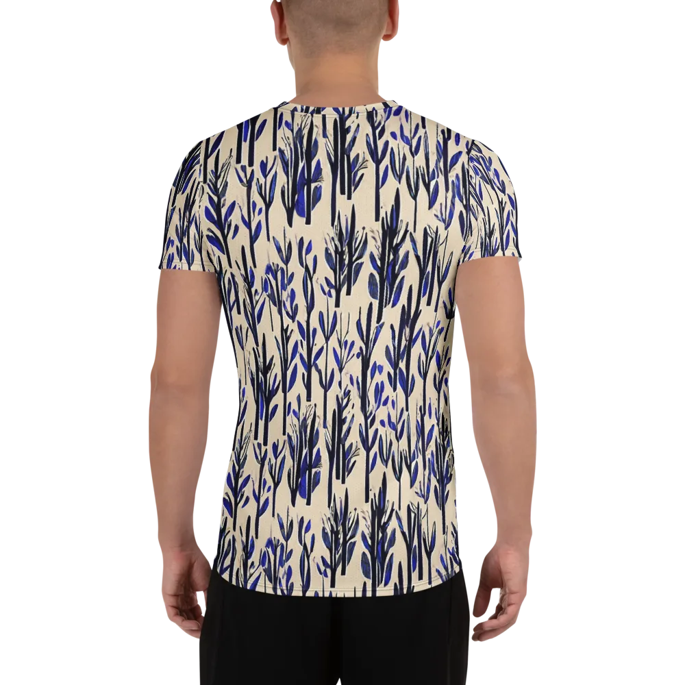 Cobalt Grove on Men's Athletic T-Shirt — Back