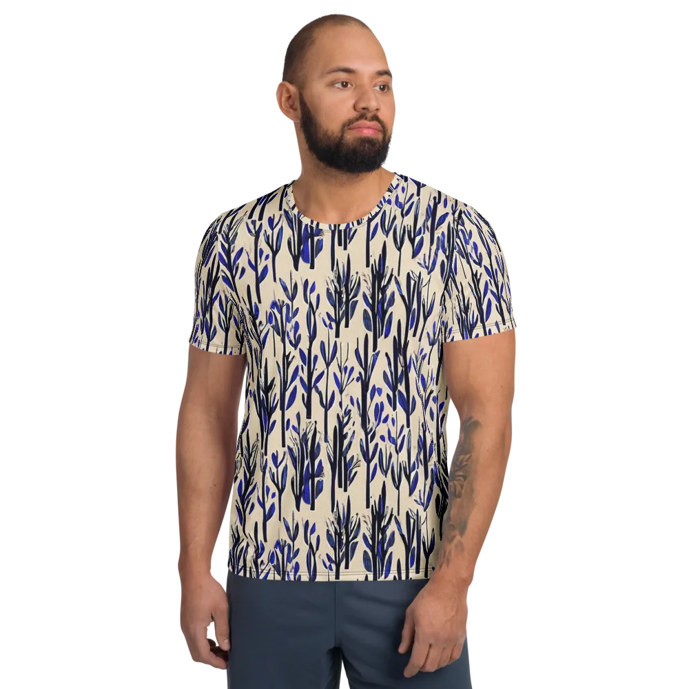 Cobalt Grove on Men's Athletic T-Shirt — Front