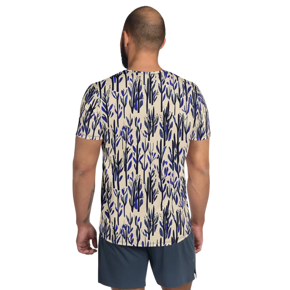 Cobalt Grove on Men's Athletic T-Shirt — Back