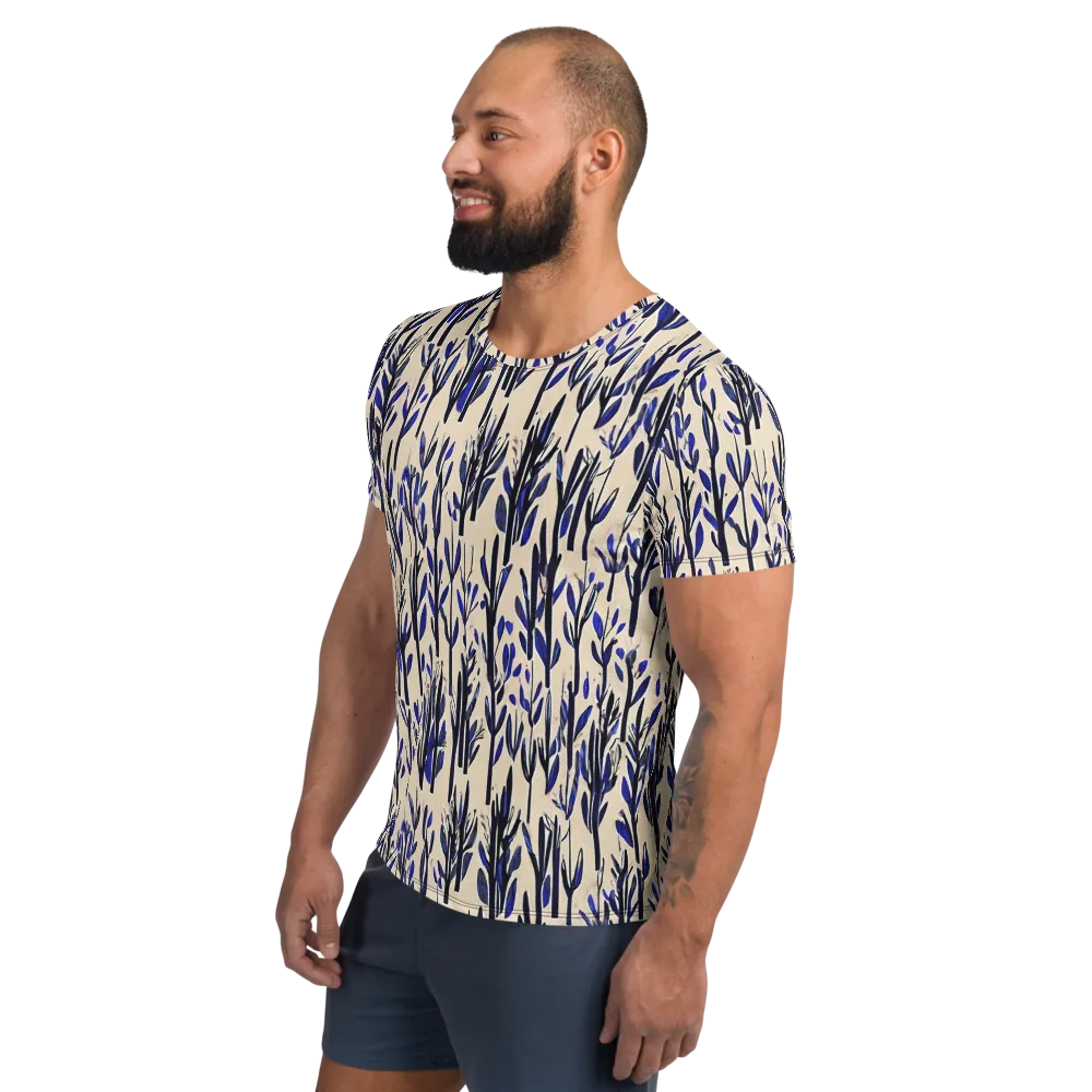 Cobalt Grove on Men's Athletic T-Shirt — Left