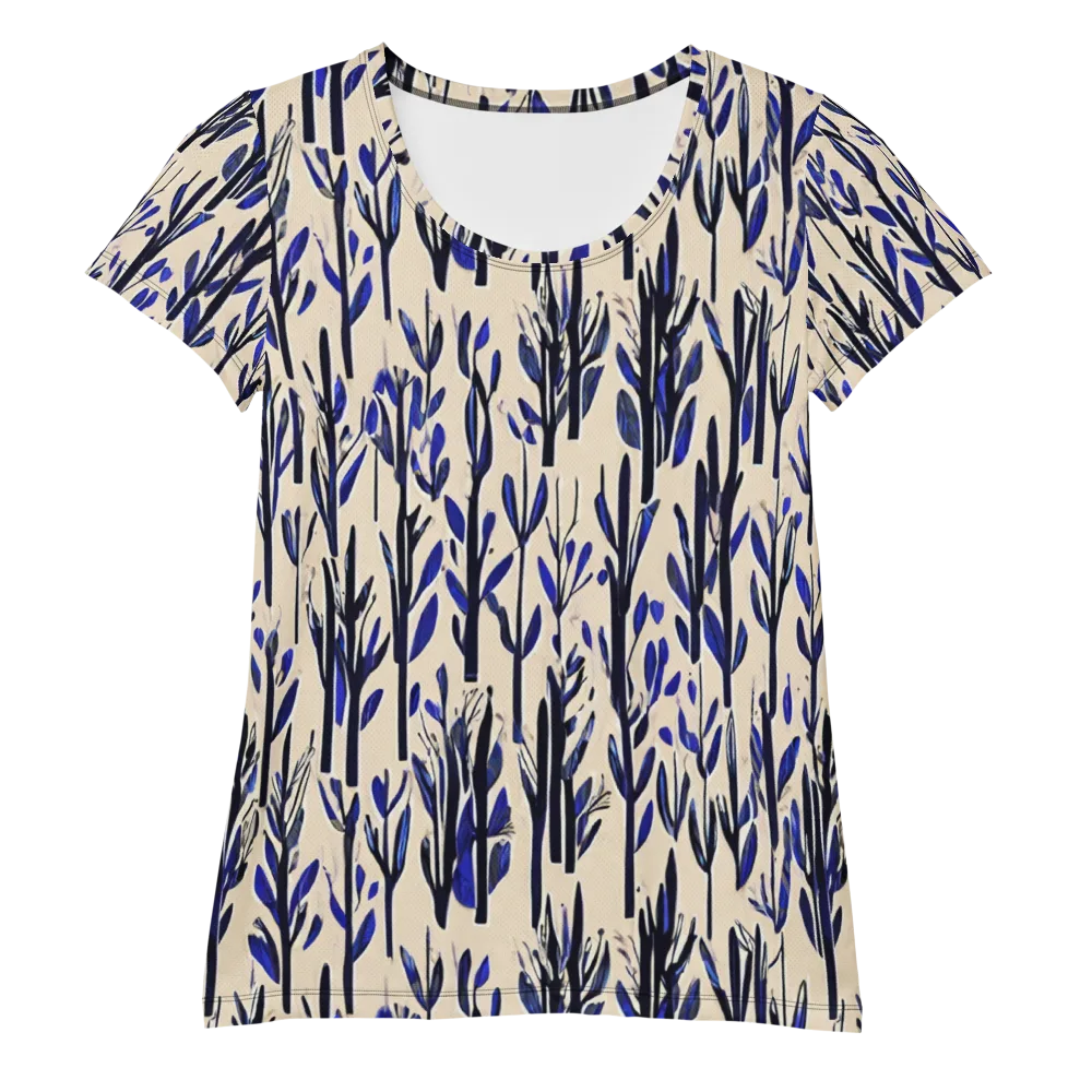Cobalt Grove on Women's Athletic T-Shirt — Front