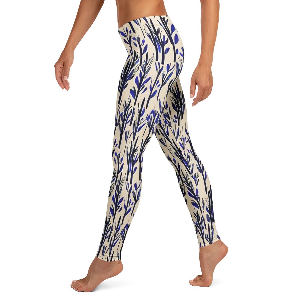 Cobalt Grove on Leggings — Left