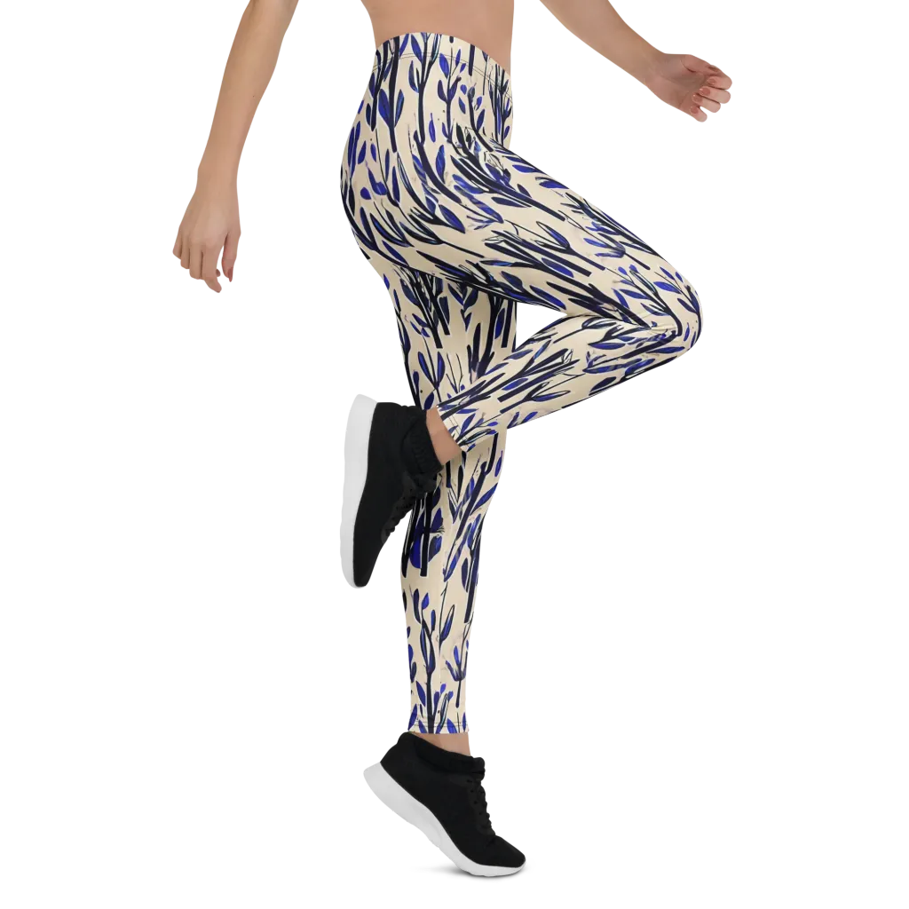 Cobalt Grove on Leggings — Right