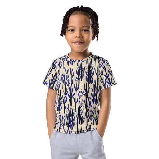 Cobalt Grove on a Kids Crew Neck T-Shirt