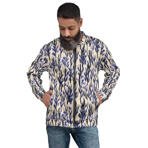 Cobalt Grove on a Bomber Jacket