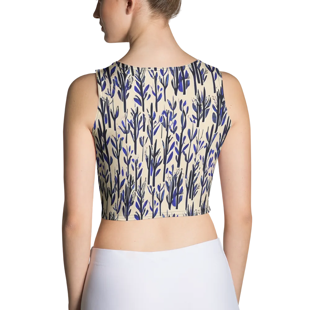 Cobalt Grove on Crop Top — Back