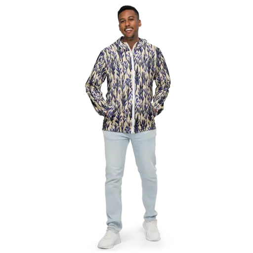 Cobalt Grove on a Men's Windbreaker