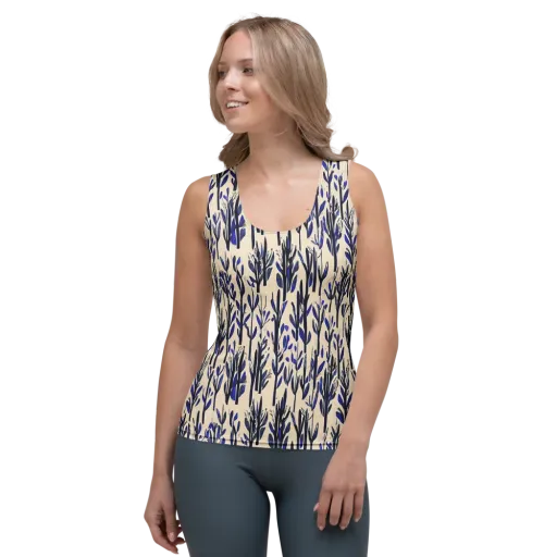 Cobalt Grove on a Women's Tank Top