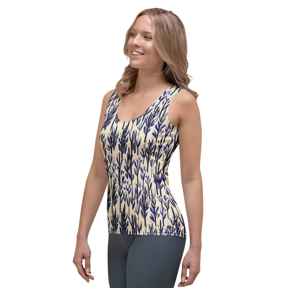 Cobalt Grove on Women's Tank Top — Left Front