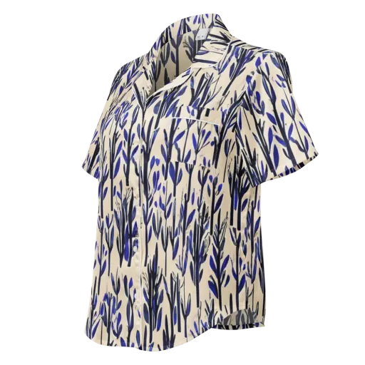 Cobalt Grove on a Women's Short Sleeve Pajama Top