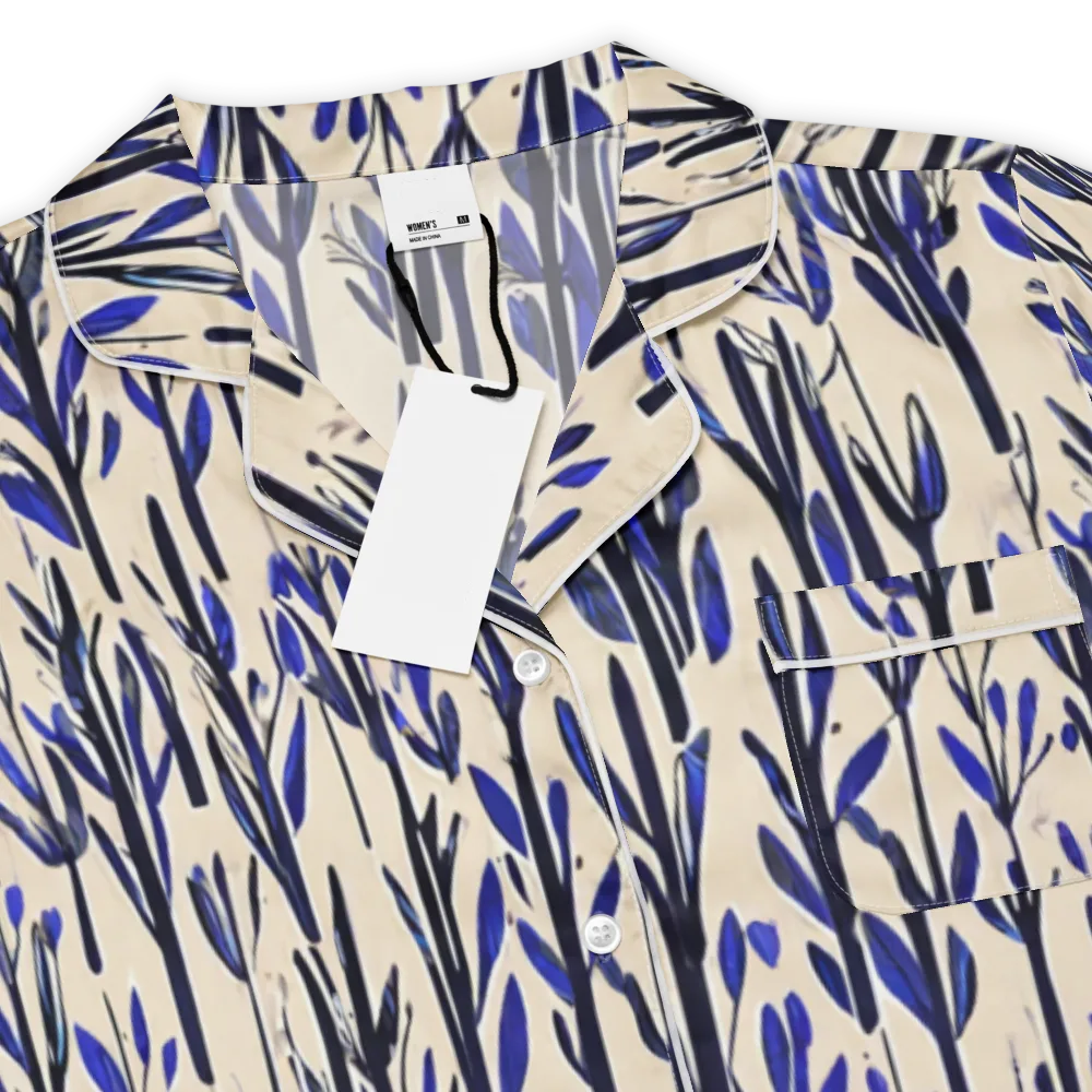 Cobalt Grove on Women's Short Sleeve Pajama Top — Product details