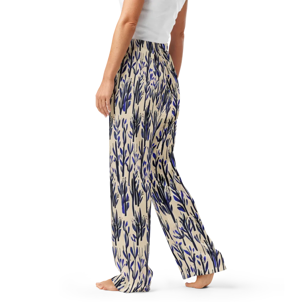 Cobalt Grove on Women's Pajama Pants — Left