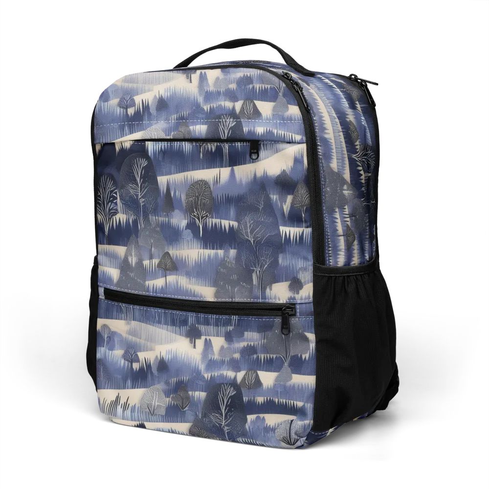 Indigo Winterwood on Utility Backpack — Left Front