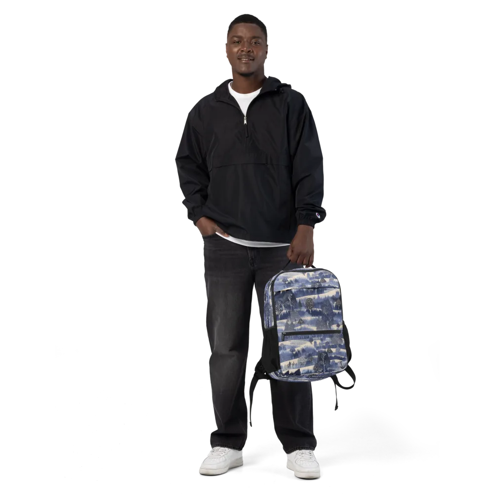 Indigo Winterwood on Utility Backpack — Front