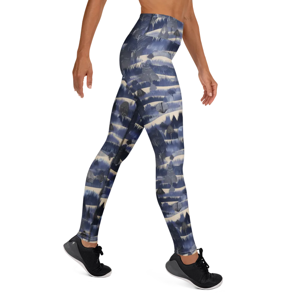 Indigo Winterwood on Yoga Leggings — Right