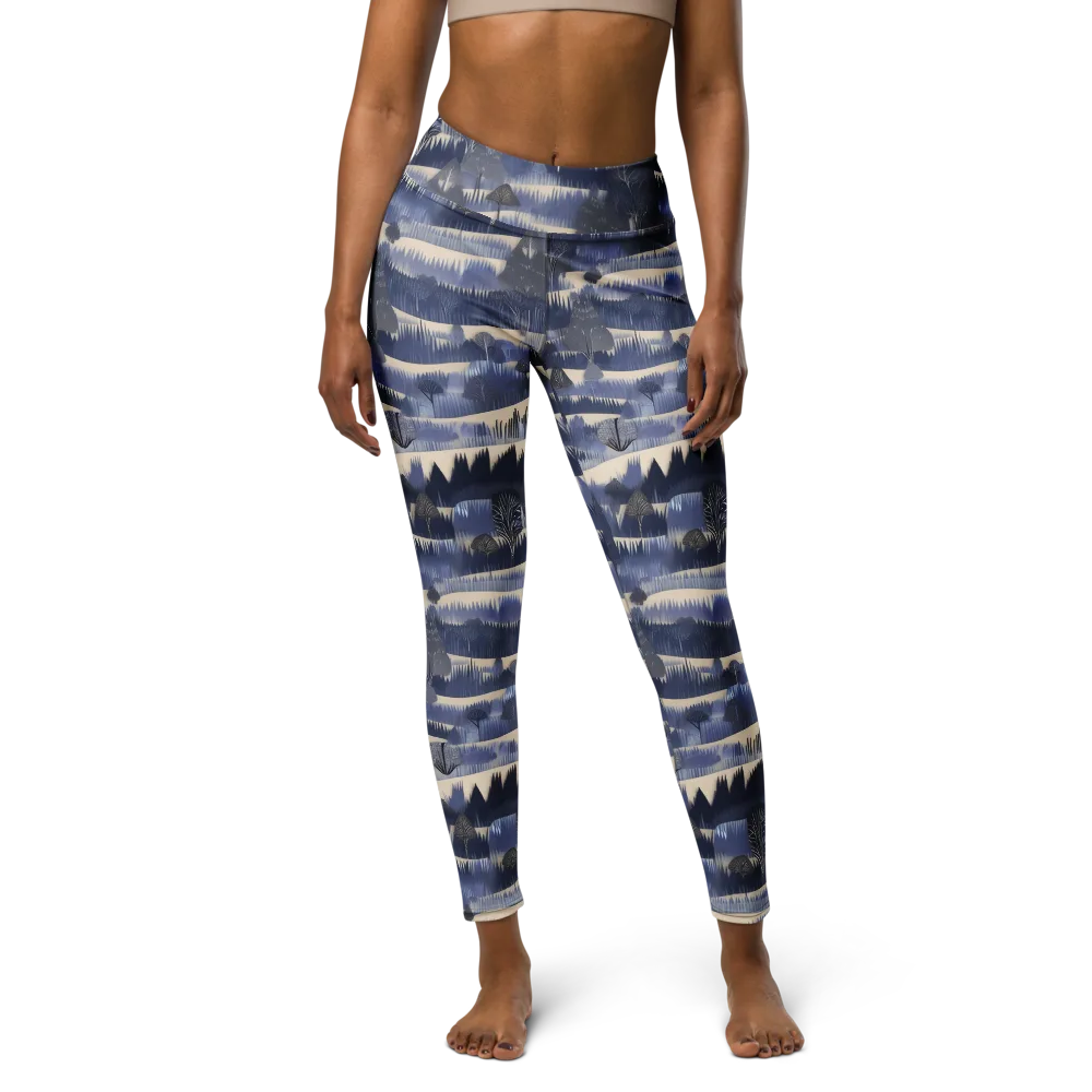 Indigo Winterwood on Yoga Leggings — Front