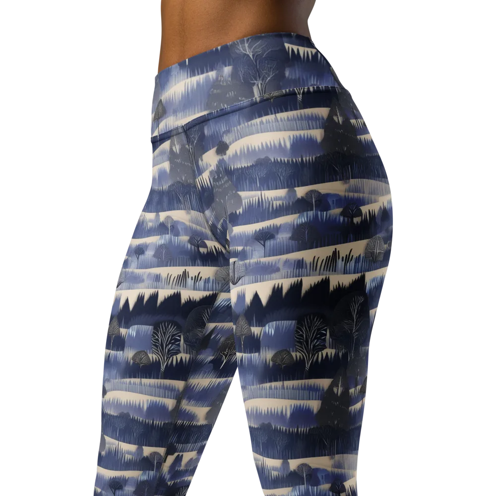 Indigo Winterwood on Yoga Leggings — Left Front