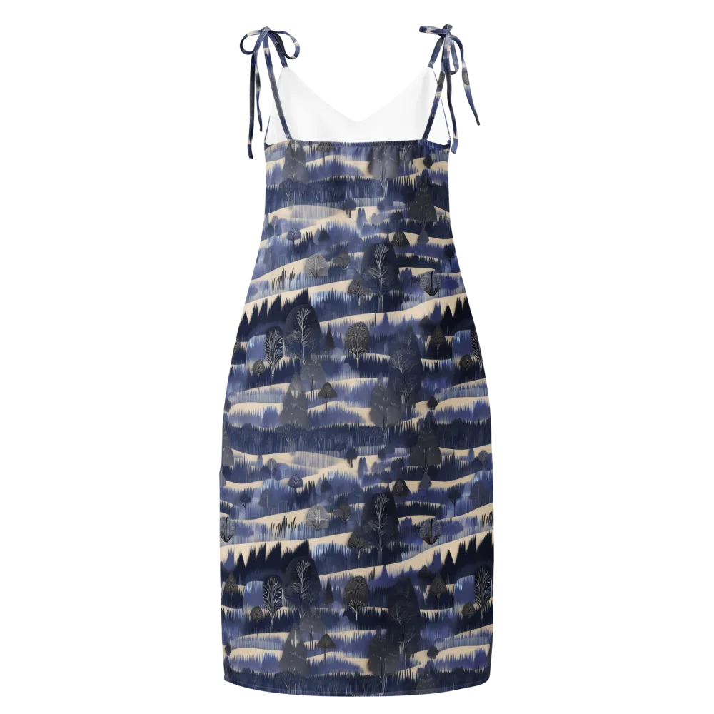 Indigo Winterwood on Slip Dress — Back