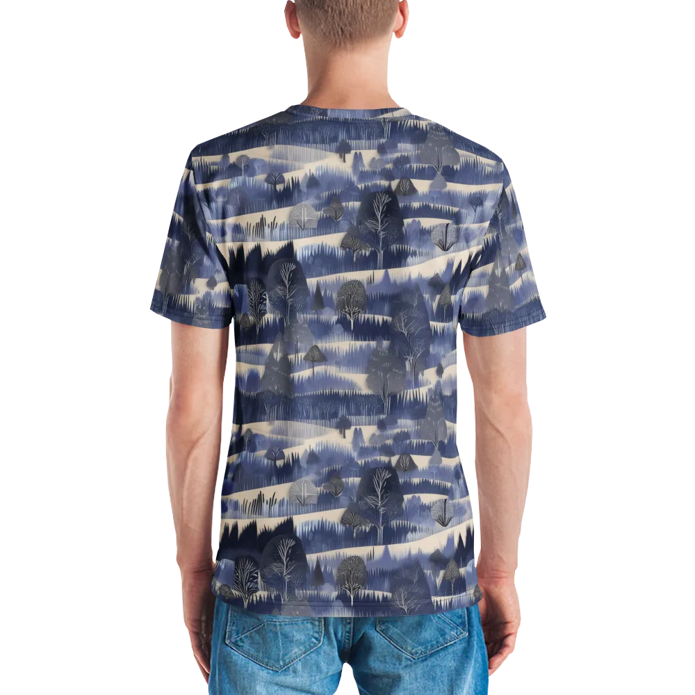 Indigo Winterwood on Men's Crew Neck T-Shirt — Back